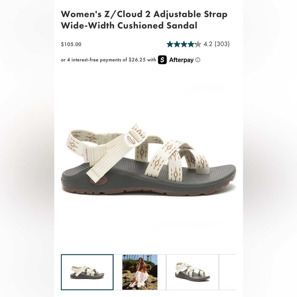 Women’s Chaco Z/Cloud 2 size 9